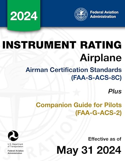 Instrument Rating - Airplane - FAA ACS